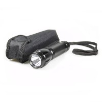 Compact Tactical 3 watt Cree flashlight running on 3 AAA batteries