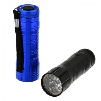 12-LED Flashlight Rear Push Button 3xAAA (12-Pack) (Final Sale)