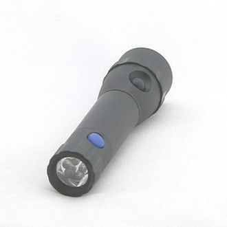 Dual-Head 3-Watt CREE & 5 Ultra Violet LED 3x AAA Compact Flashlight