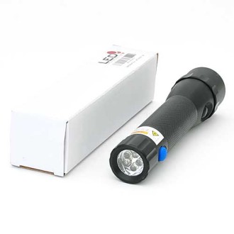 Dual-Head 3-Watt CREE & 5 Ultra Violet LED 3x AAA Compact Flashlight