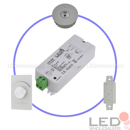 Relpower DIMMER LED Push e Telecomando RF 1CANALE , IN 5V~48V , 480W MAX