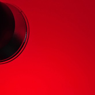 LED PAR38 Flood Light Bulb with Glass Body, Red (Final Sale)