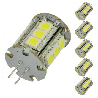 G4 Bi-Pin Base Tower Type LED Bulb with 18xSMD3528 12V 1.8W (6-Pack)