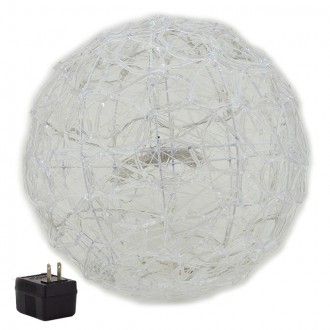 12-in Diameter Round Christmas Xmas Holiday Wedding Party Light Ball with 50 LEDs