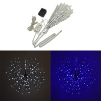 18-in Diameter 5-Function White and Blue Starburst Light with 240 LEDs