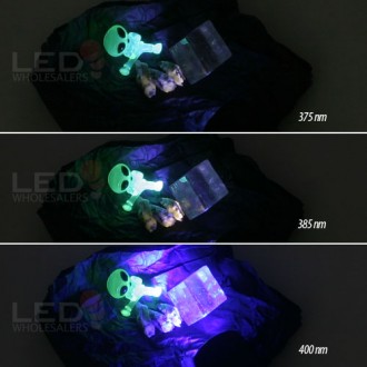 9-LED Ultra Violet UV Flashlight 365~395nm Blacklight